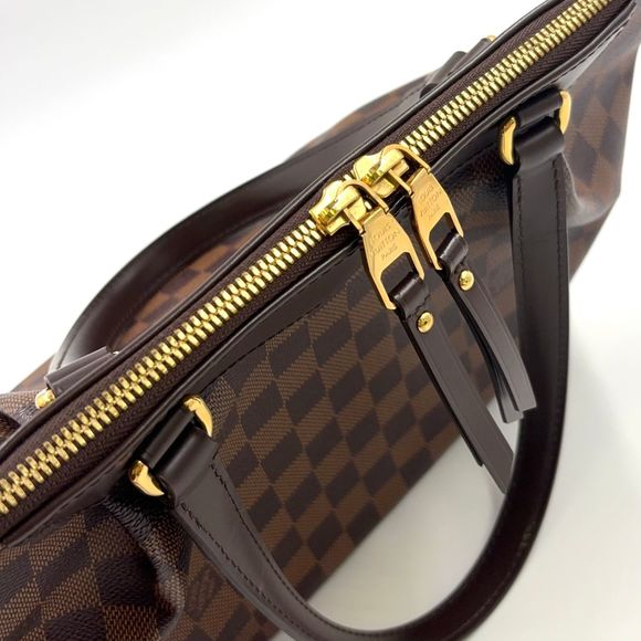 Louis Vuitton Westminster PM Damier Ebène Damier Ebène Leather X PVC Brown Tote - Picture 12 of 14